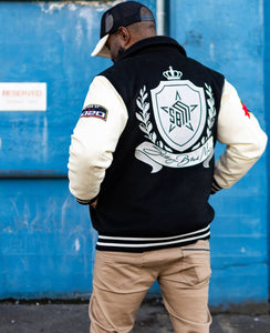 Vintage Varsity Jacket - Retro Style Outerwear | Something Black Made